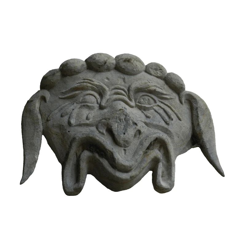 grinsende Steinmaske