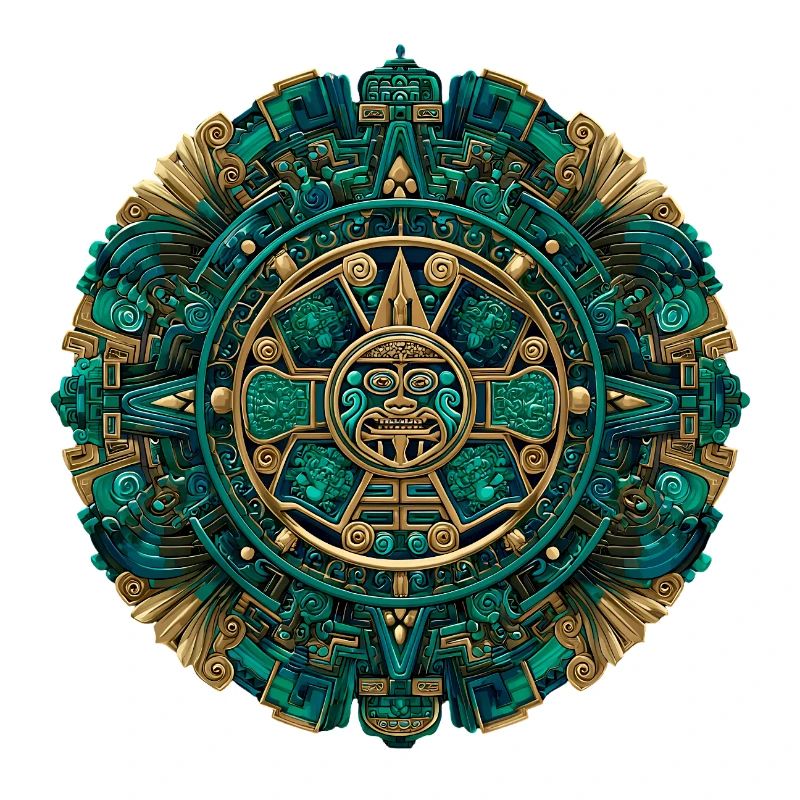 Azteken Sonnengott Mystisch