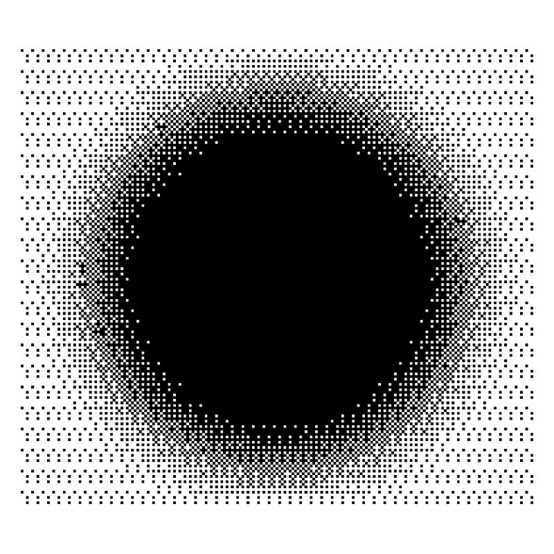 Design des points de soleil noirs