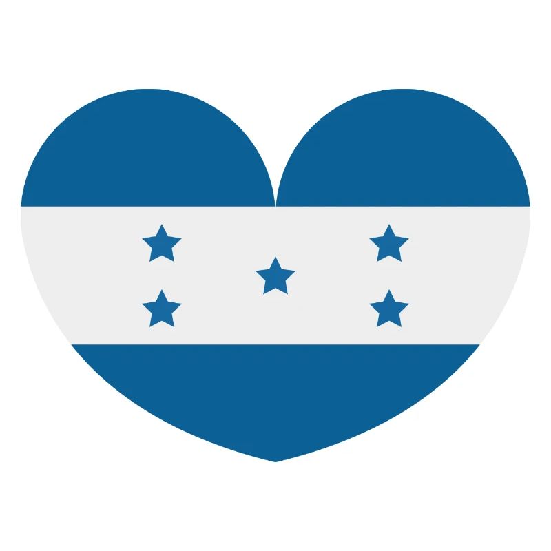 Herzflagge Honduras