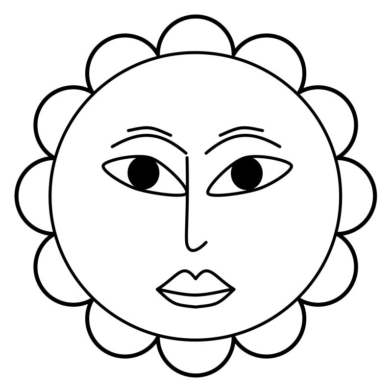 Schlichte Blume