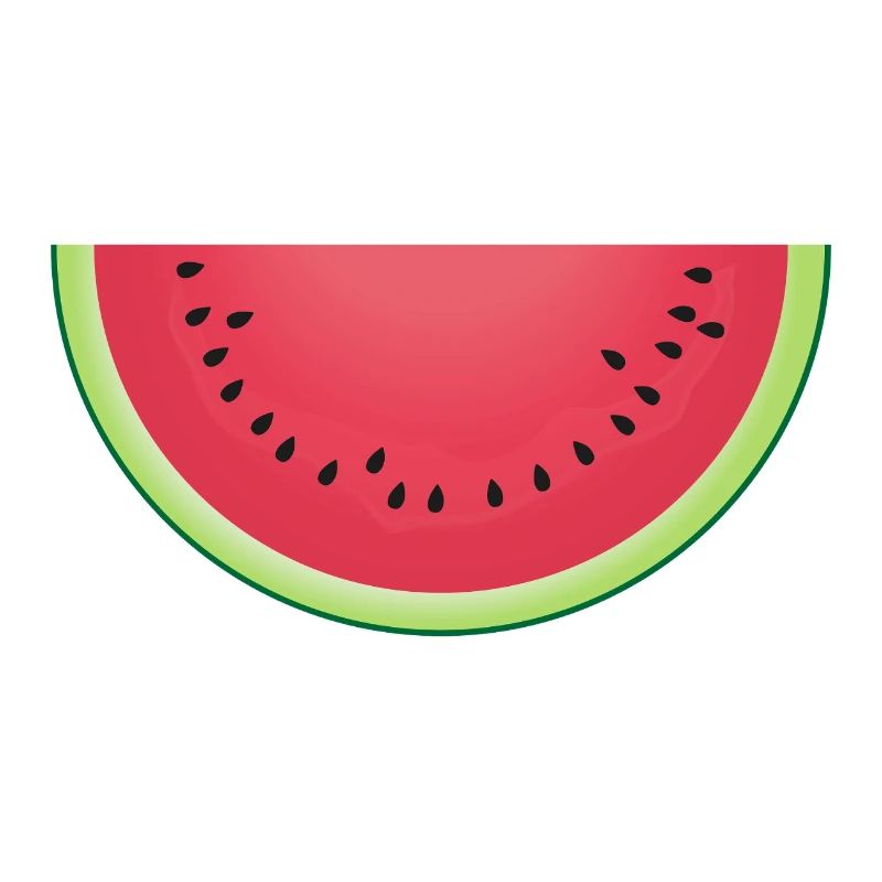 Saftige Wassermelonenscheibe