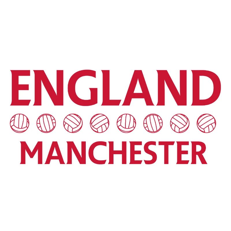 Manchester England Fußball-Emblem