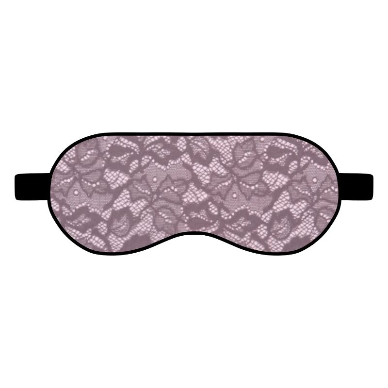 Schlafmaske mit Lavendel-Spitzen-Textur