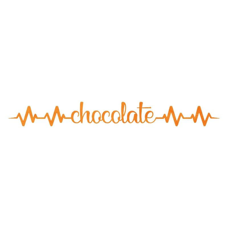 Heartbeat Chocolate Pattern