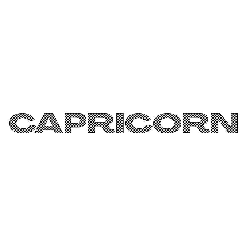 CAPRICORN – Checkerboard Zodiac Statement