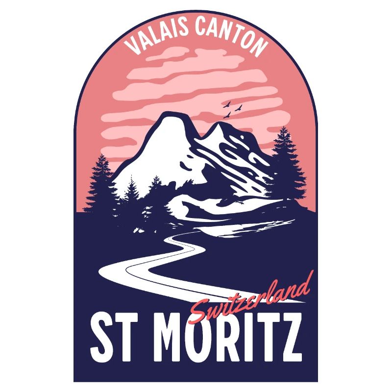 St. Moritz Schweiz Wallis
