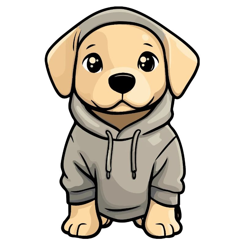 Labrador Hund Lustig