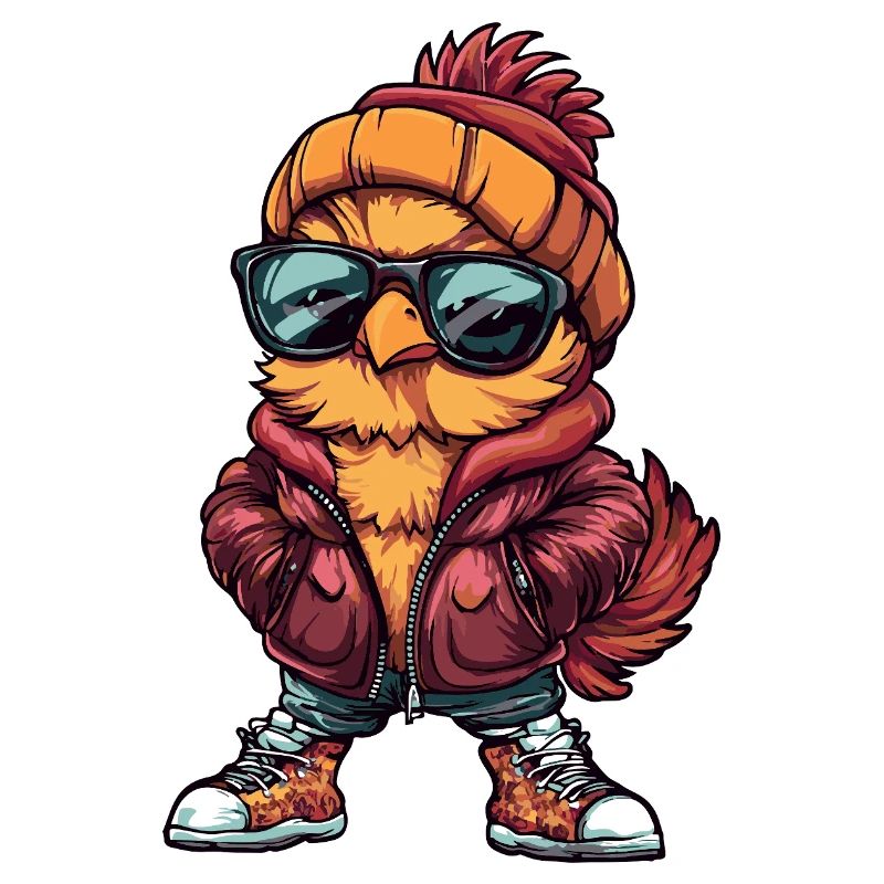Coq Bande dessinée cool