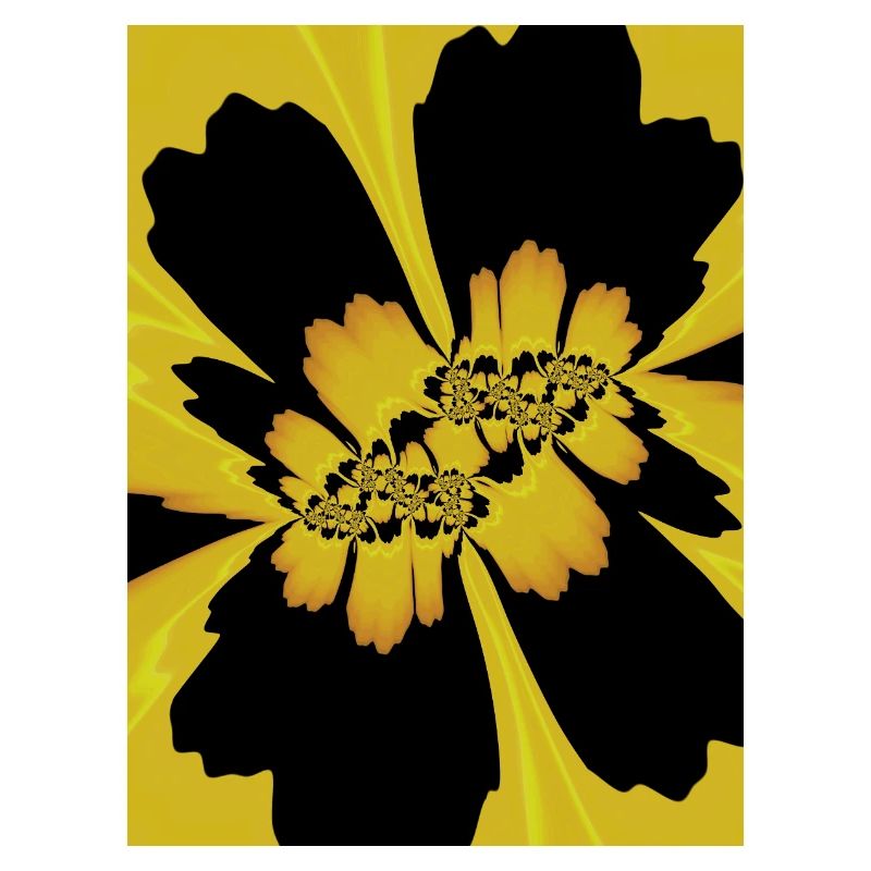 Gelb Schwarz Blume