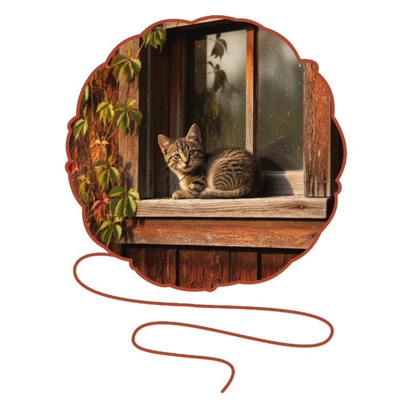 T-Shirt-Design „Katze“