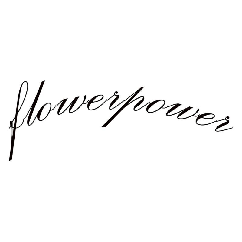 flowerpower schwarz
