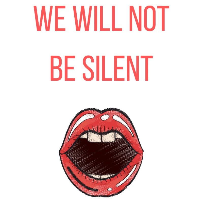 we will not be silent feminism Geschenk