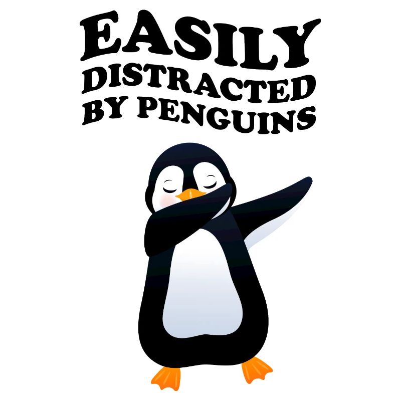 Easily Distracted By Penguins Pinguin Dab Dabbing