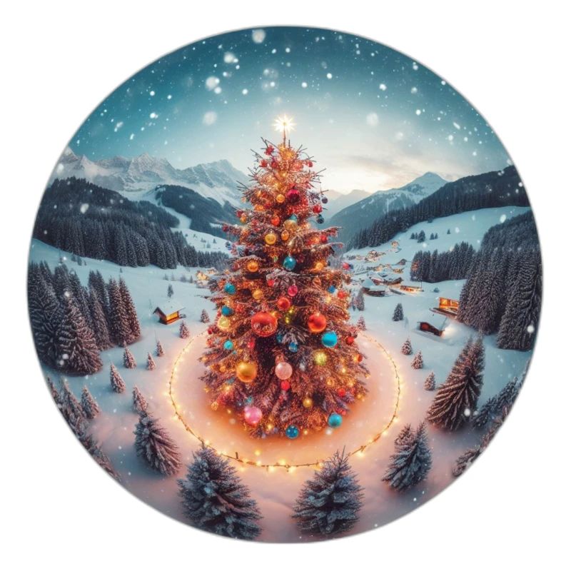 Winterzauber Weihnachtsbaum