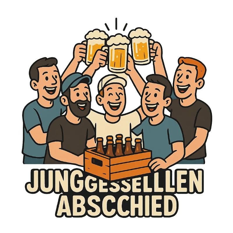 Junggesellen Abschied Feierdesign