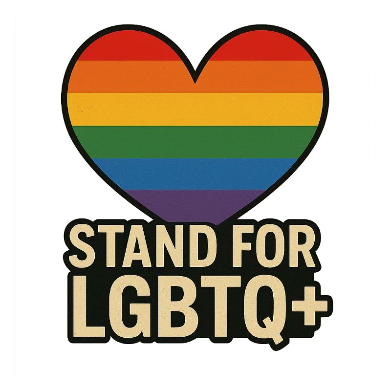 Pride Heart LGBT Support-Design