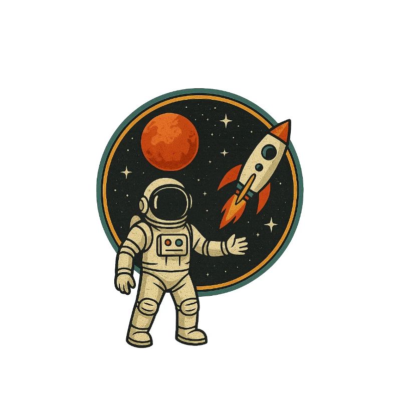 Astronaut im Weltraum