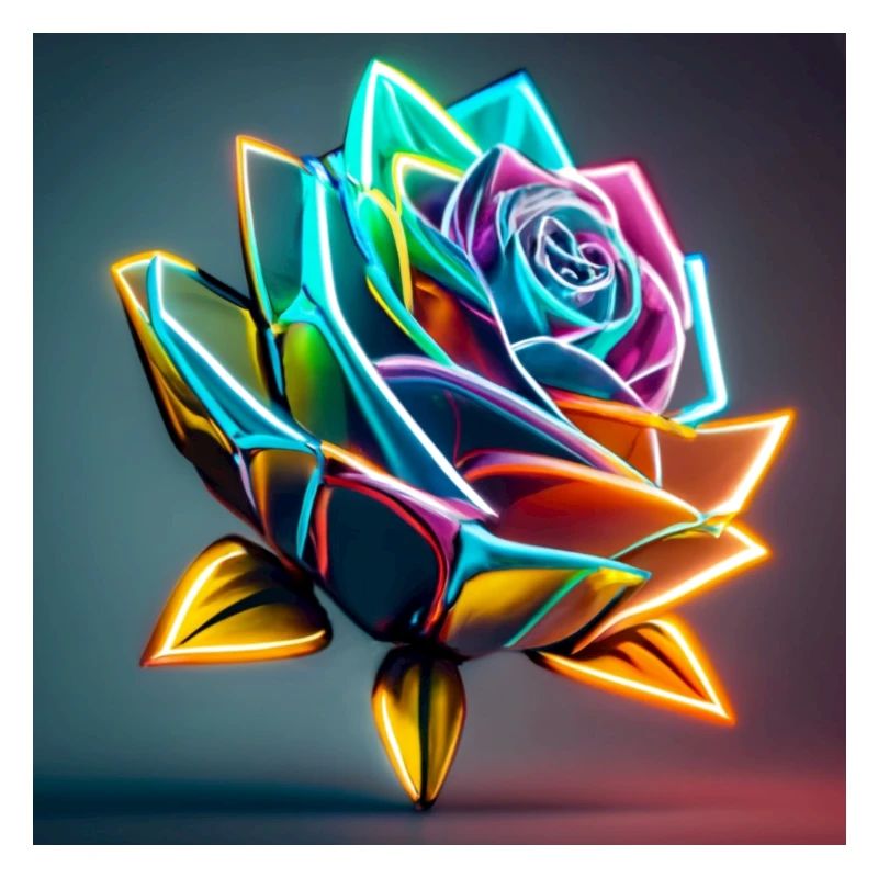 Bunte Rose