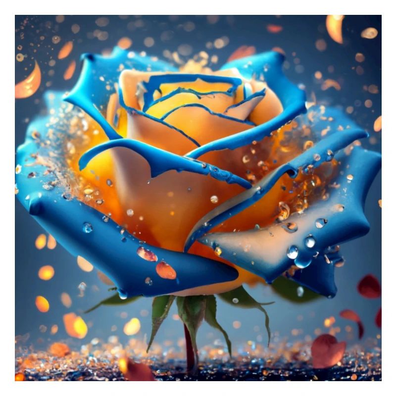 Bunte Blume
