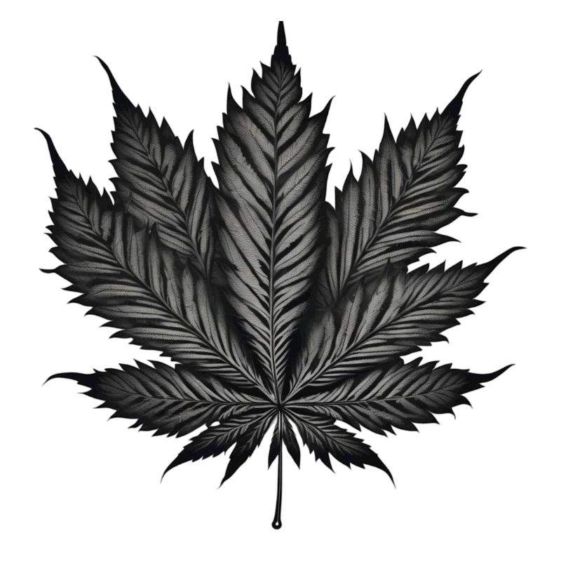 Cannabis Blatt