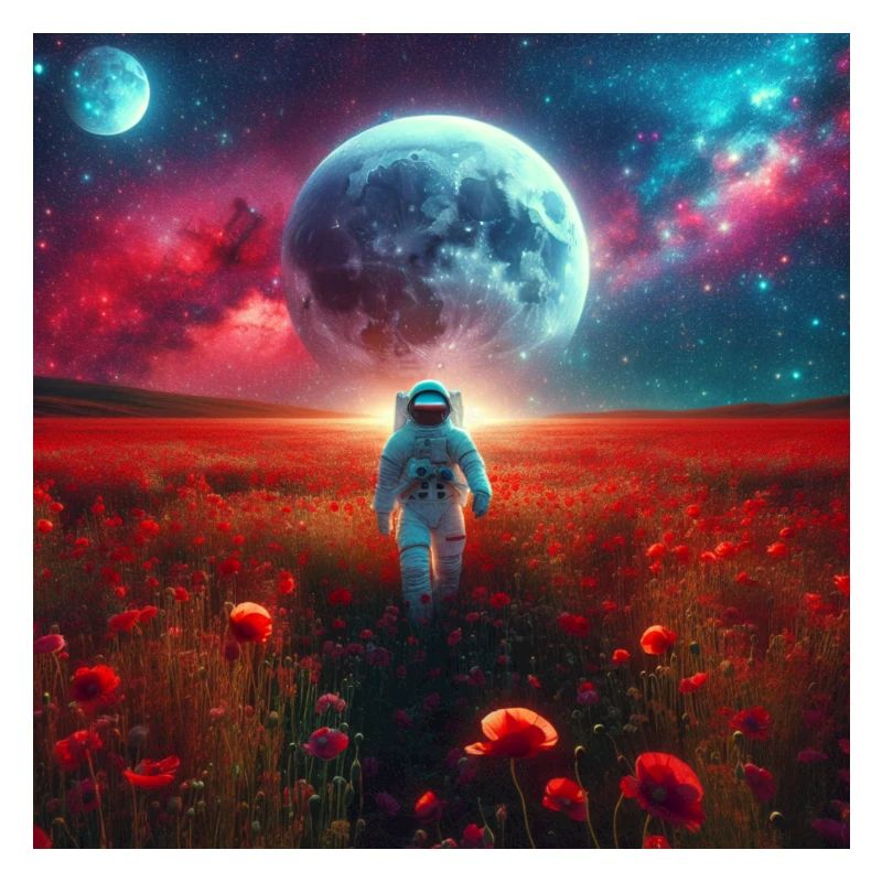 Walking astronaut