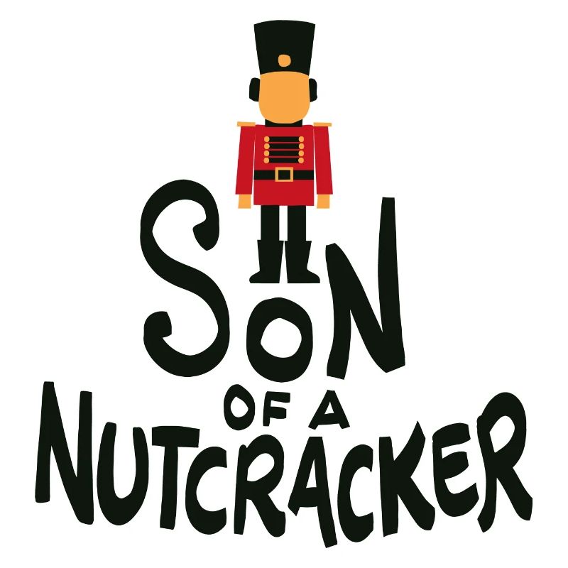 Sohn eines Nussknacker-Weihnachtskostüm-Wortspiel-Geschenks