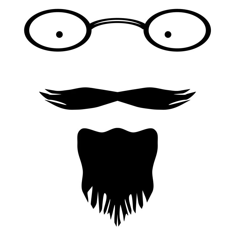 The Mad Professor Schnurrbart und Bart Combo