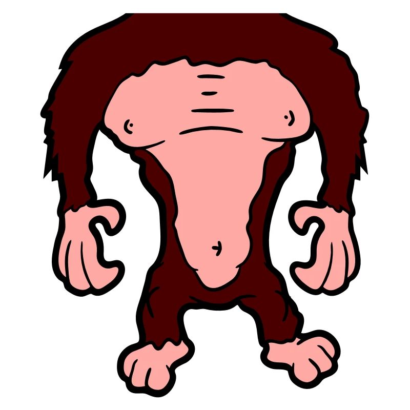 Funny Gorilla Body Headless Halloween Costume