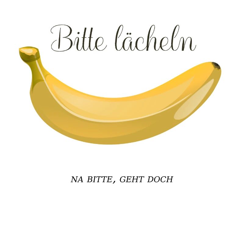 Bitte lächeln. Na bitte,geht doch