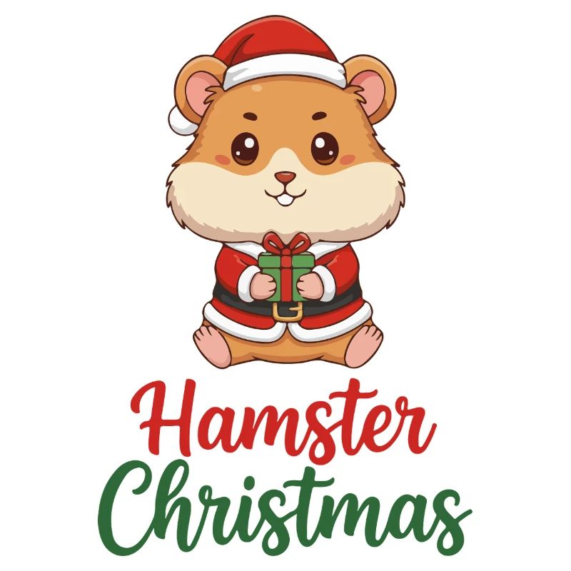 Hamster-Weihnachtsstimmung