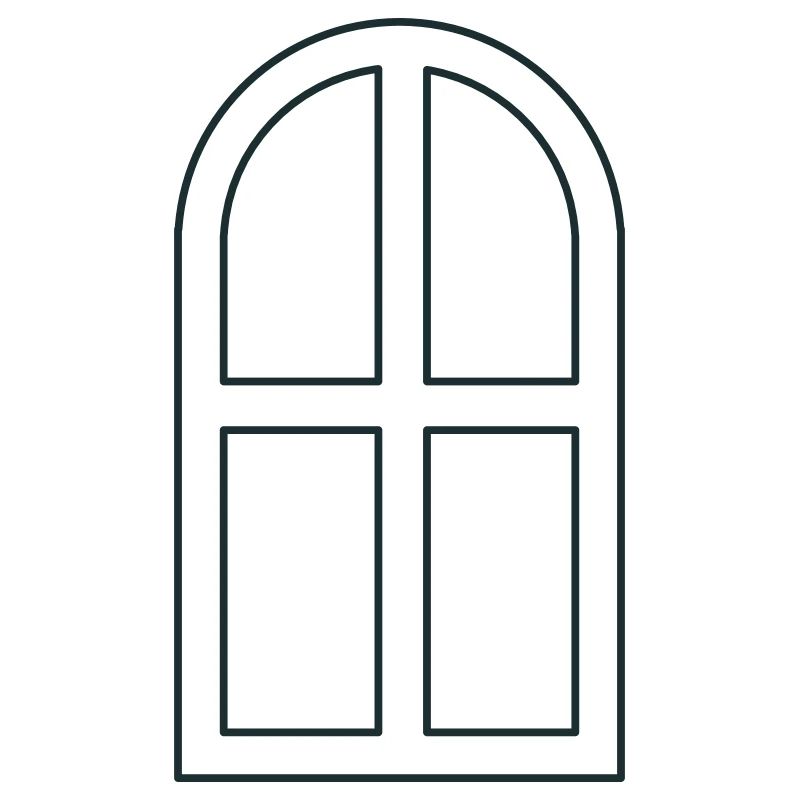 Arch window open