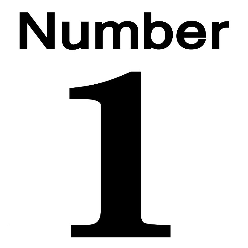 number 1
