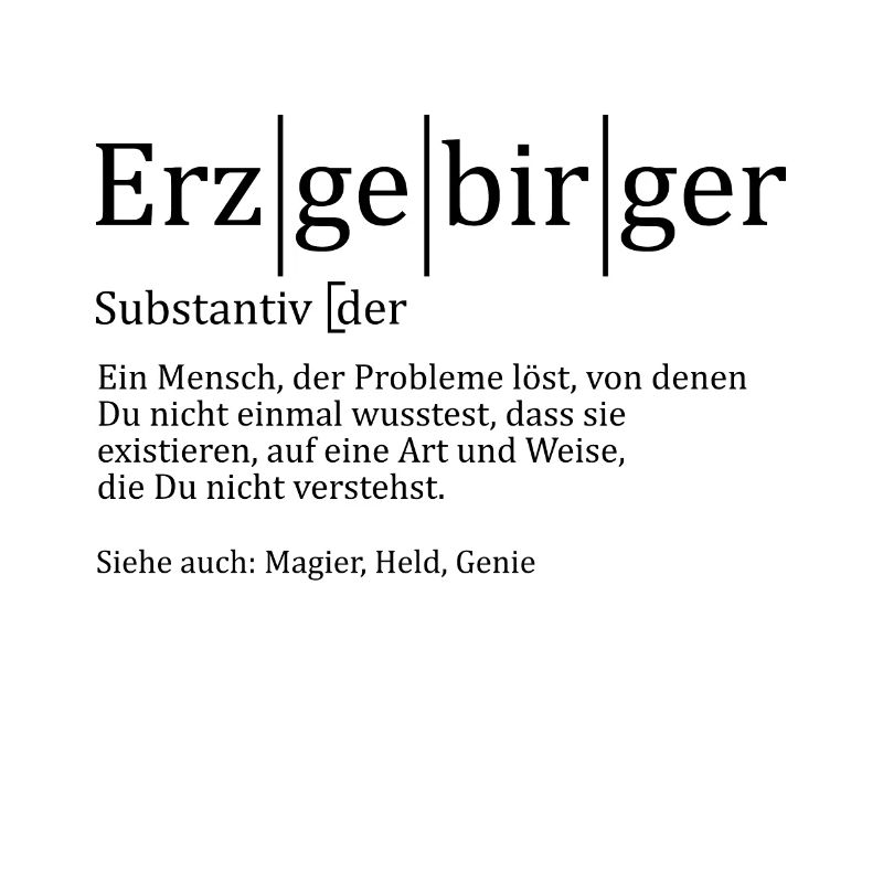 Erzgebirge Substantiv