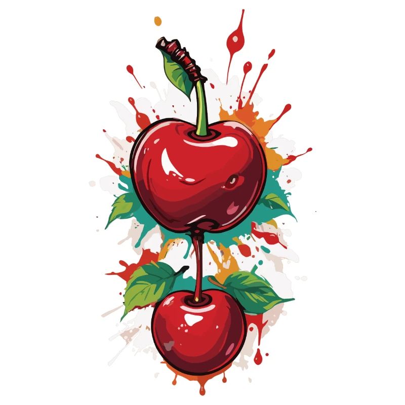 Rote Kirsche Cherries Kirschen Cherry