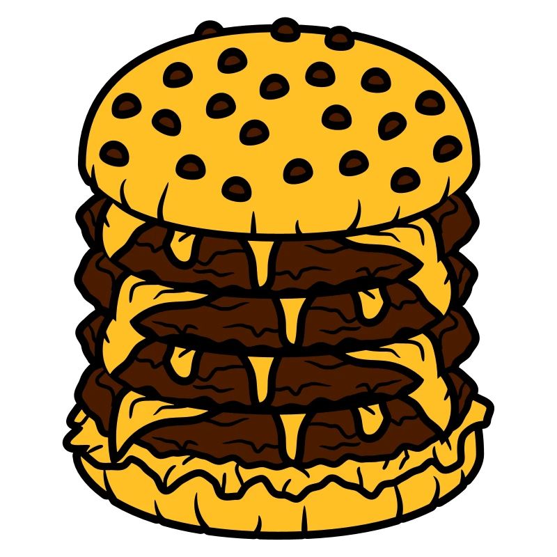 conception haute multiple hamburger cool hamburger