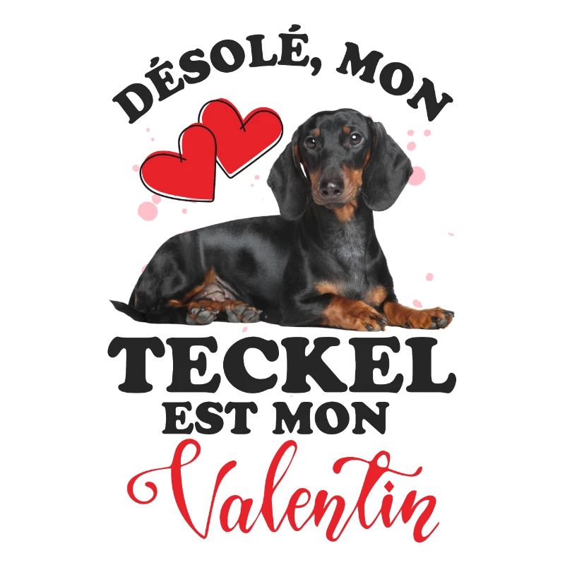 Mon teckel est mon valentin