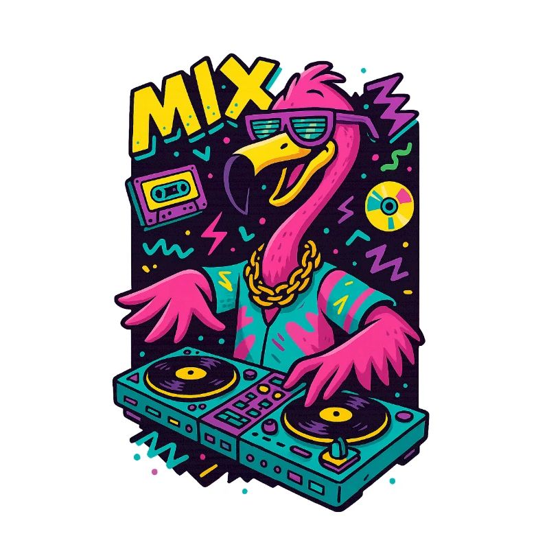 Neon Flamingo
