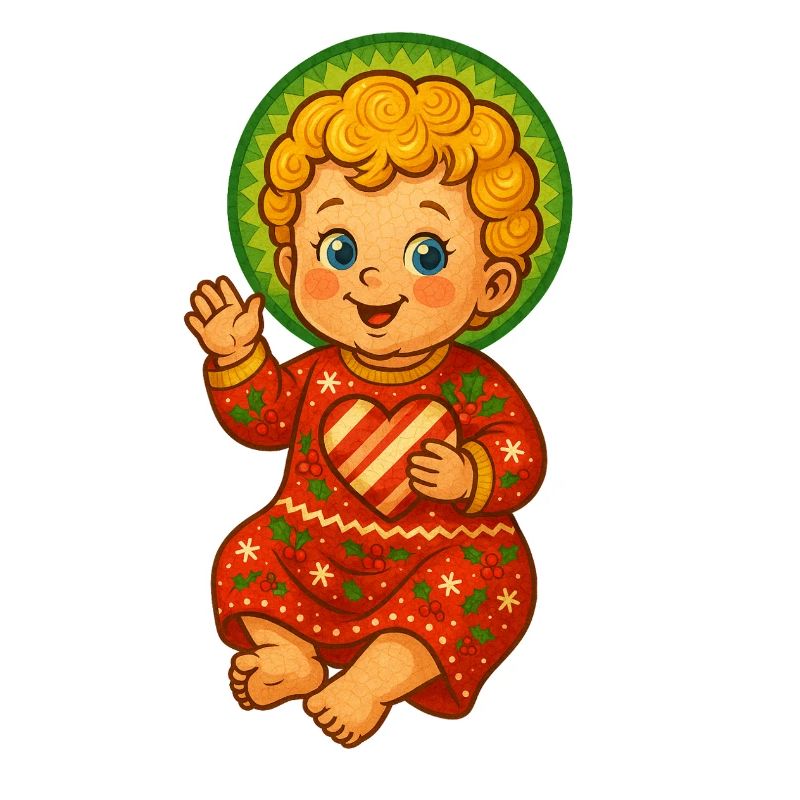 Weihnachtsbaby Herzfreude