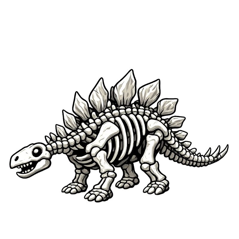 Stegosaurus Skelett