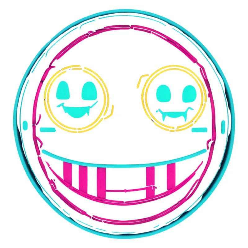 Neon smile