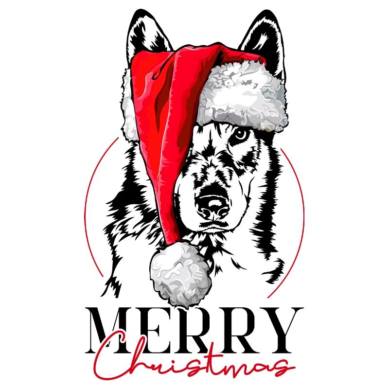 Lévrier tchécoslovaque Joyeux Noël