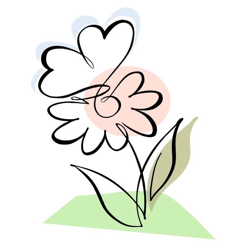 Floraison avec papillon