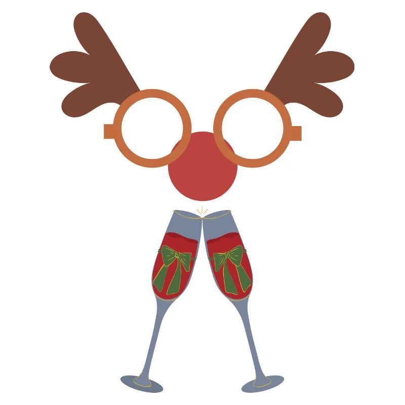 Weihnachtsdesign-Geschenkidee-Feier
