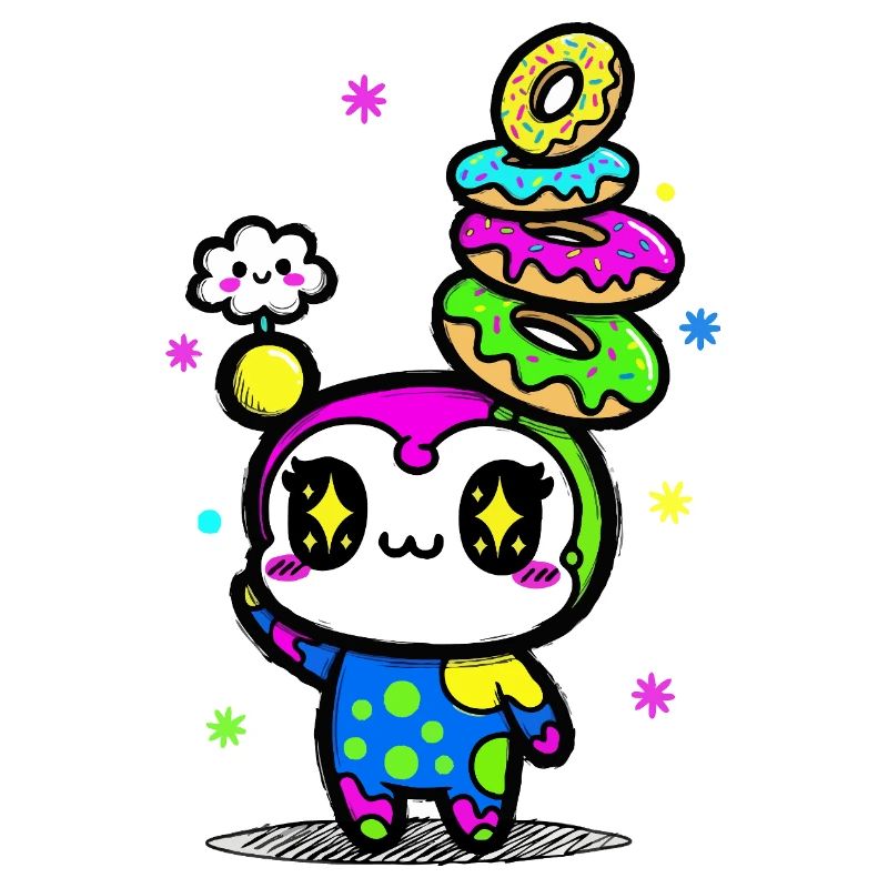 Kawaii Donut-Turm