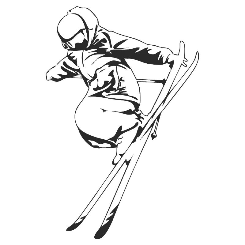 Skifahrer