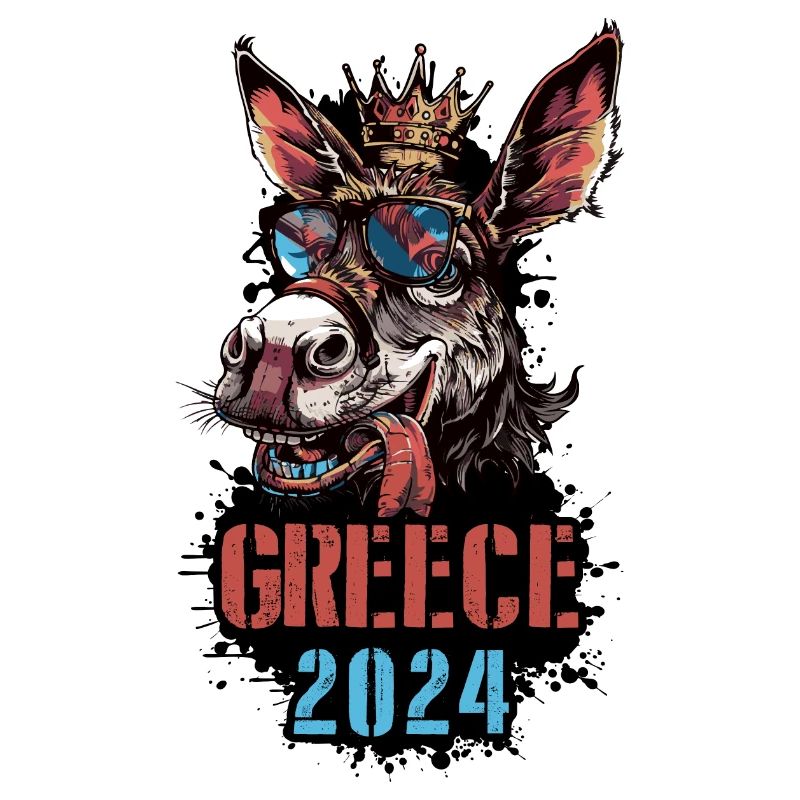 Grèce 2024 Vacances Âne