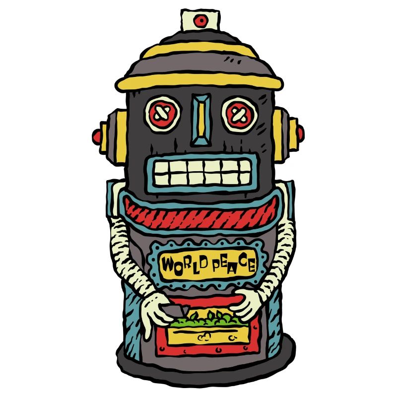 420 World Peace Rollender Roboter