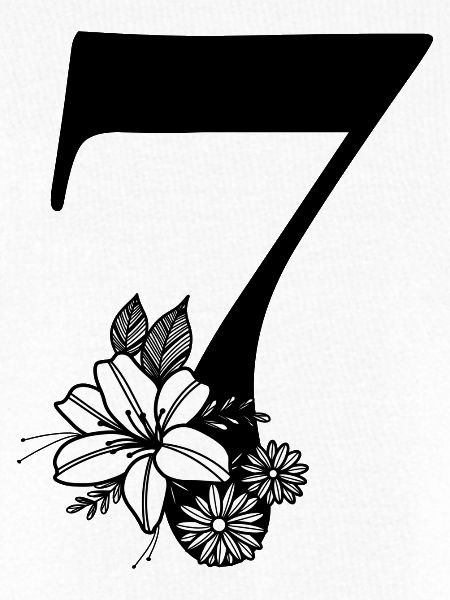 Zahl 7