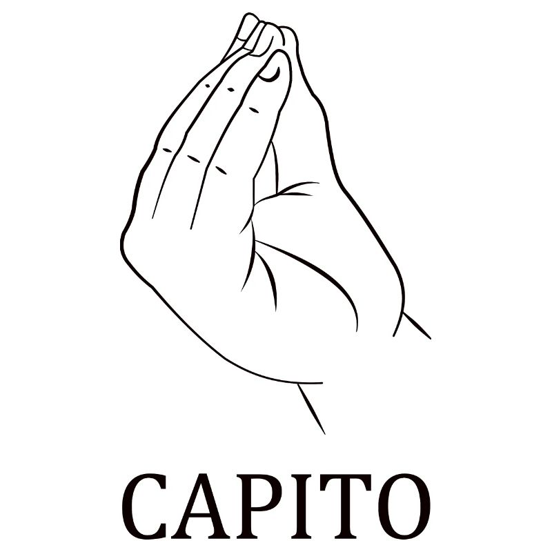 Capito ; Hand Geste die Weltweit verstanden wird